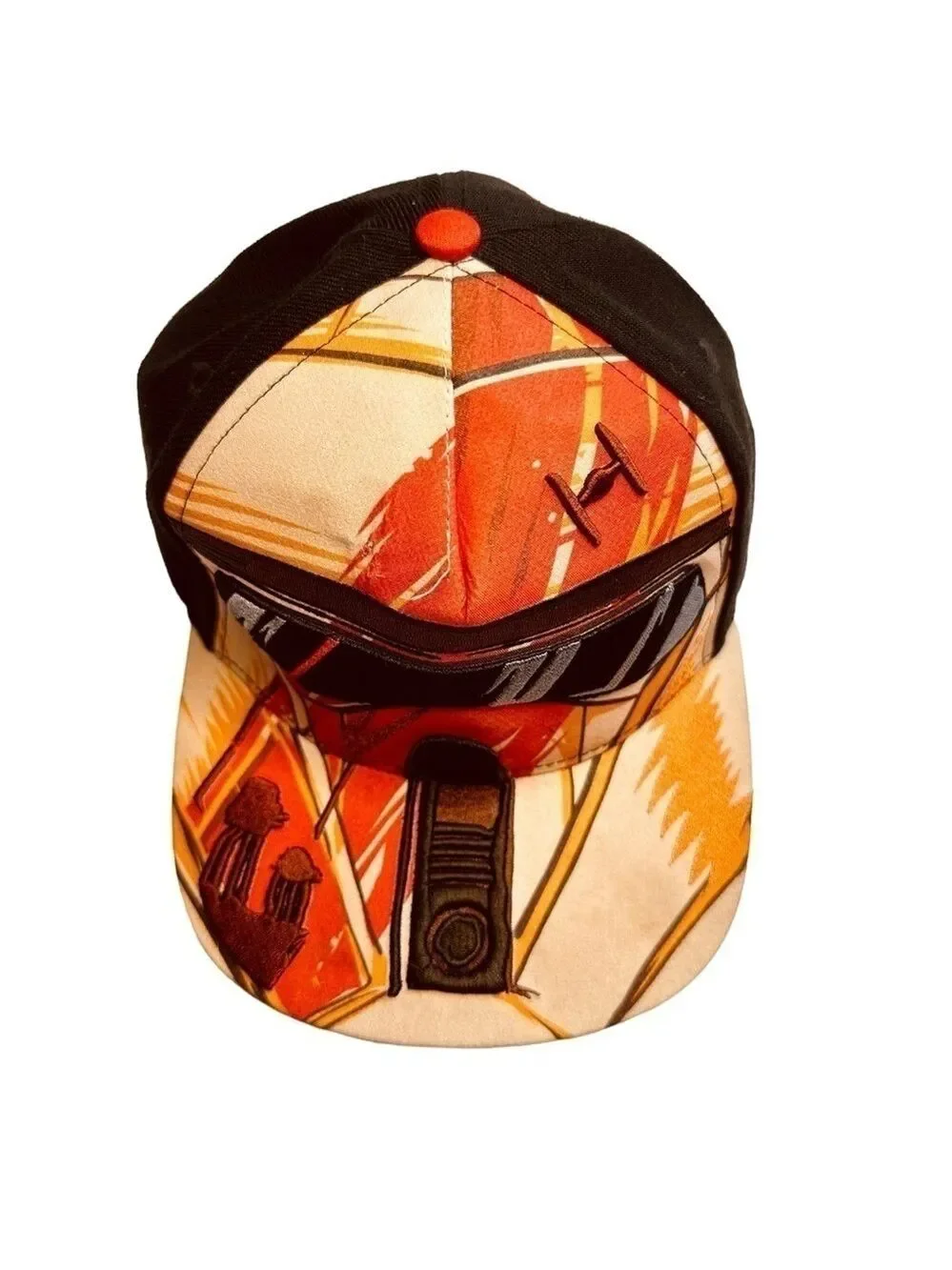 Star Wars Rogue One Big Face Scarif Trooper SnapBack Beige & Black Cap Youth OS